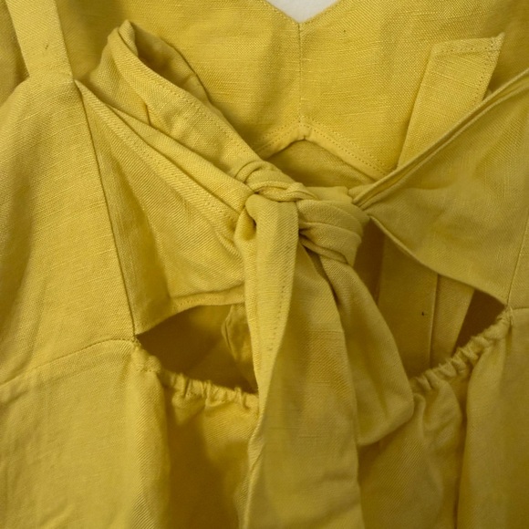Massimo Dutti Yellow Midi Dress - Picture 6 of 8